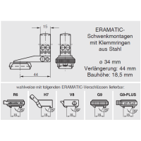 ERAMATIC Swing (Pivot) mount, Benelli ARGO, 34.0 mm