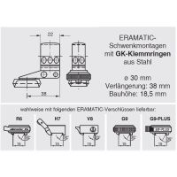 ERAMATIC-GK Swing mount for Magnum, Tikka T3, 30.0 mm